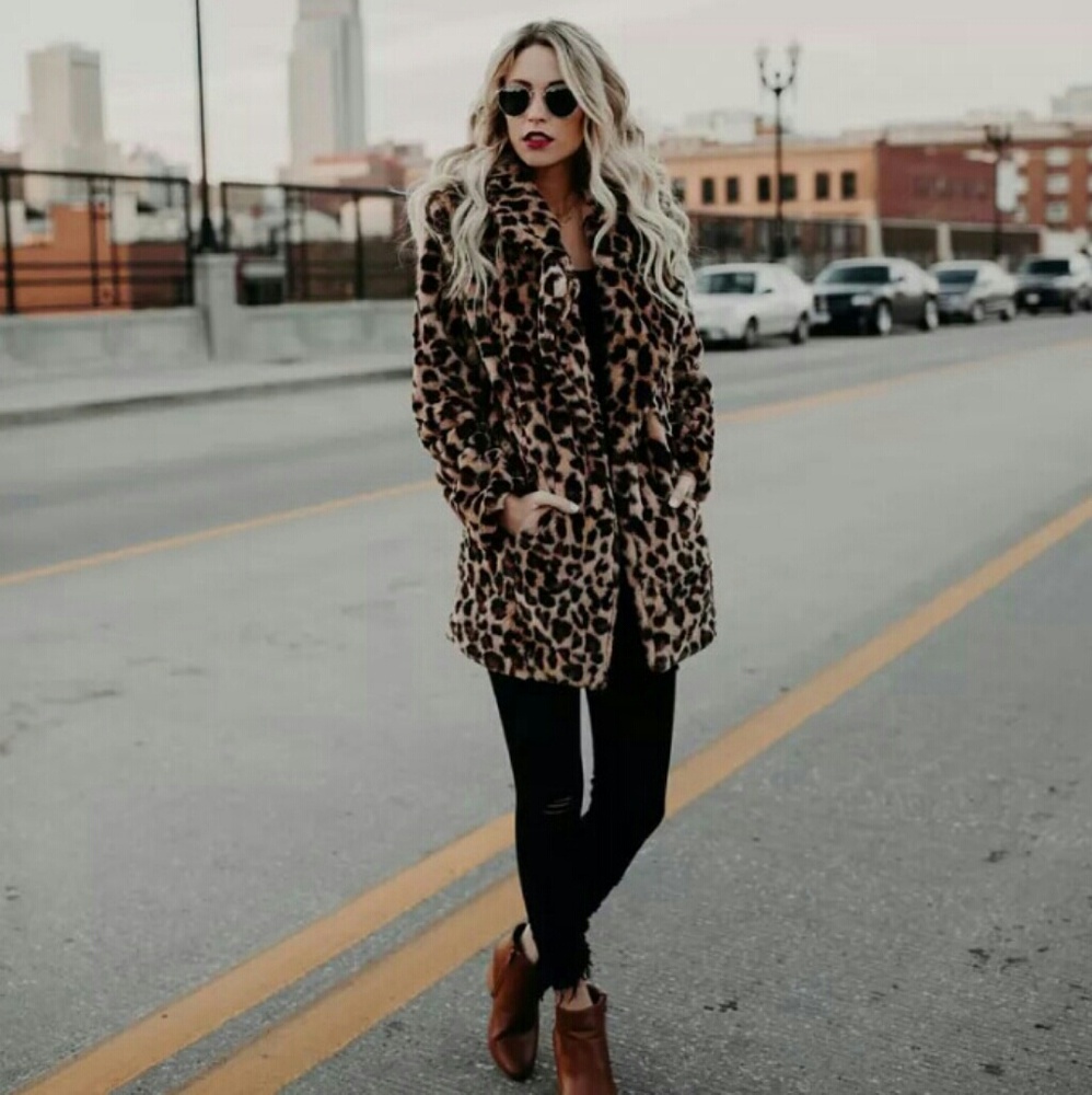LAST 1!! SOFTEST EVER Leopard coat animal  jacket